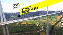Tour de France 2020 - Étape 7 vue du ciel / Stage 7 from the sky : Millau - Lavaur