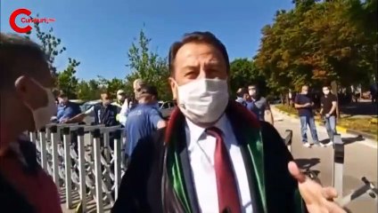 Manisa Barosu Başkanı polis tarafından engellendi