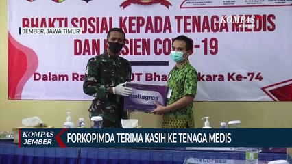 Forkopimda Jember Ucapkan Terima Kasih ke Tenaga Medis