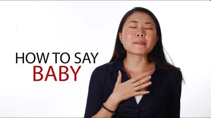 How to say "Baby" in Chinese | How To Say Series | ChinesePod