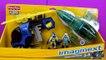 Imaginext Mr. Freeze Jet takes on Daniel Tiger and Gotham City Batman Batcopter saves the day