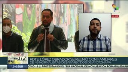 México: AMLO se reúne con familiares de los 43 de Ayotzinapa