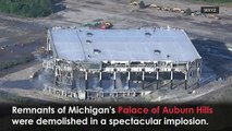 Spectacular Implosion as Palace of Auburn Hills Demolished