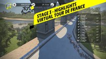 Virtual Tour de France 2020 - Stage 3 - Highlights