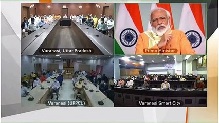 PM Modi | applauds Corona Warriors | of Kashi | ...Watch video |