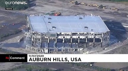Le mythique Palace d'Auburn Hills réduit en poussière