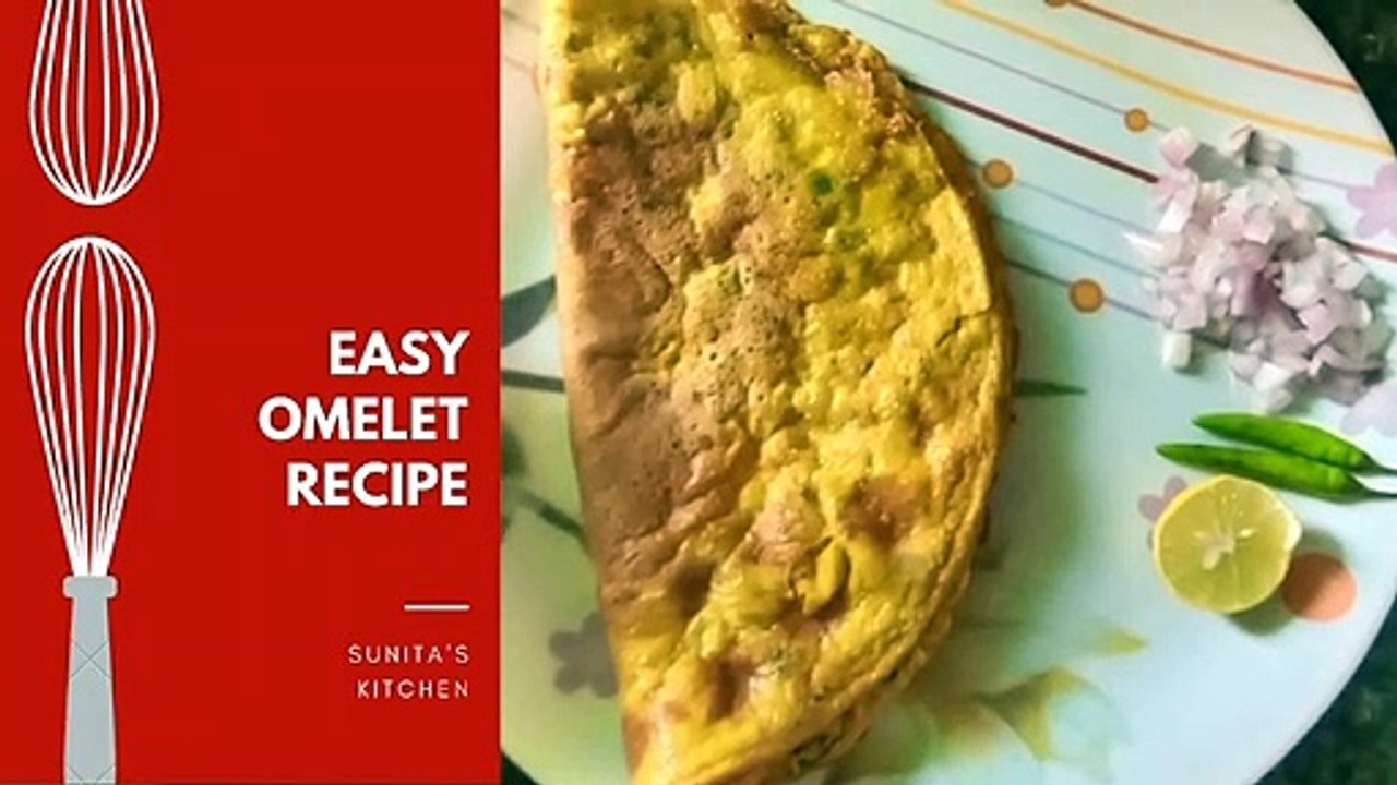 Easy omelet recipe - How to make perfect omelet for breakfast - Omelet kaise banaye asani se