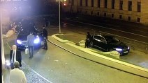 Snimka incidenta ispred Esplanade Ovako su se potukli Hrvoje Petrač i Vjeko Sliško