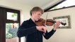 Exquisite 240 year old Italian violin presented to new Ulster Youth Orchestra Leader, Jamie Howe