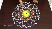 creative art color ,rangoli designs ,- easy and simple, kolam with out dots, - muggulu designs
