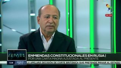 Félix Roque:Rusia tiene una visión del mundo multipolar y solidario