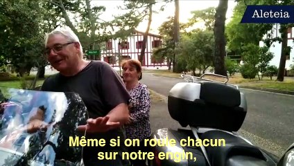 Pendant les vacances, ils conjuguent quête spirituelle et passion de la moto