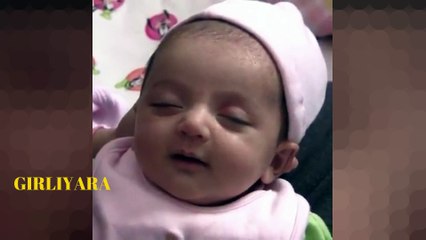 Funny Activity By Cute Baby While Sleeping.
