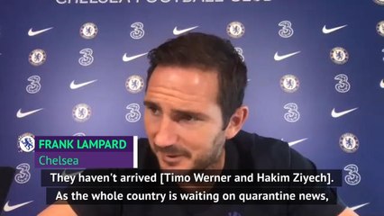 Télécharger la video: Lampard explains delays in Werner and Ziyech Chelsea arrivals