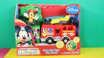 Mickey Mouse Clubhouse Save The Day Fire Truck And Paw Patrol Put Out Disney Cars Pixar Fire