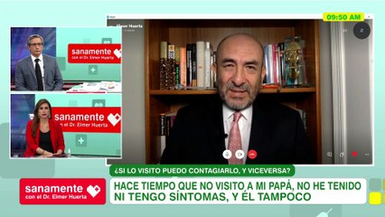 Sanamente con el Doctor Elmer Huerta: ¿Si visito a mi papá puedo contagiarlo? (HOY)