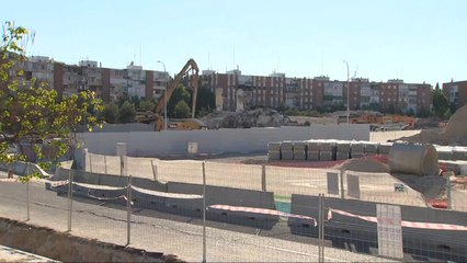 Derriban la última tribuna que quedaba en pie del Vicente Calderón