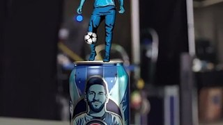 Leo Messi Pepsi Ads | Lionel Messi Football Moment On Pepsi Can