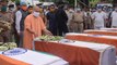 Kanpur Encounter: CM Yogi pays tributes to martyr policemen