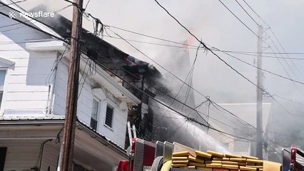 Fire crews respond to Pennsylvania house blaze