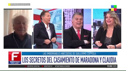Guillermo Coppola cuenta todos secretos del casamiento de Maradona y Claudia
