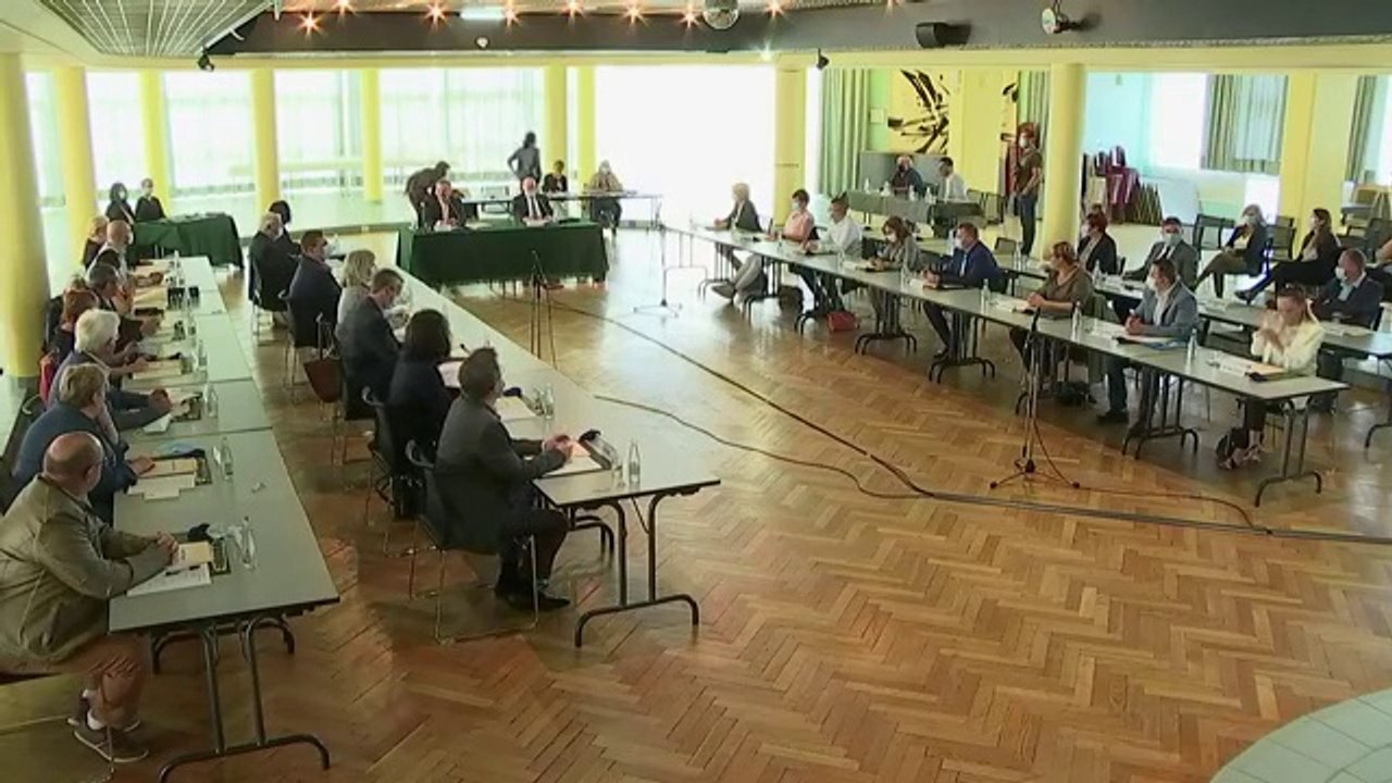 Election du maire et des adjoints 3 juillet 2020 à Hautmont