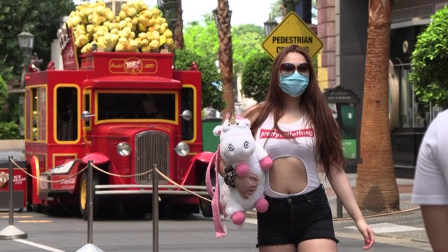 Singapore's Universal Studio reopens after virus restrictions lifted