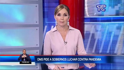OMS pide a los gobiernos luchar contra la pandemia