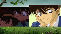 Conan bị kẹp giữa Haibara và Ayumi