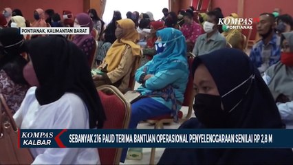 216 PAUD Terima Bantuan Operasional Senilai 2,8 Miliar Rupiah