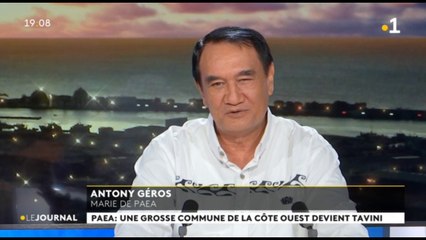 Antony Geros, nouveau maire de Paea sans écharpe tricolore