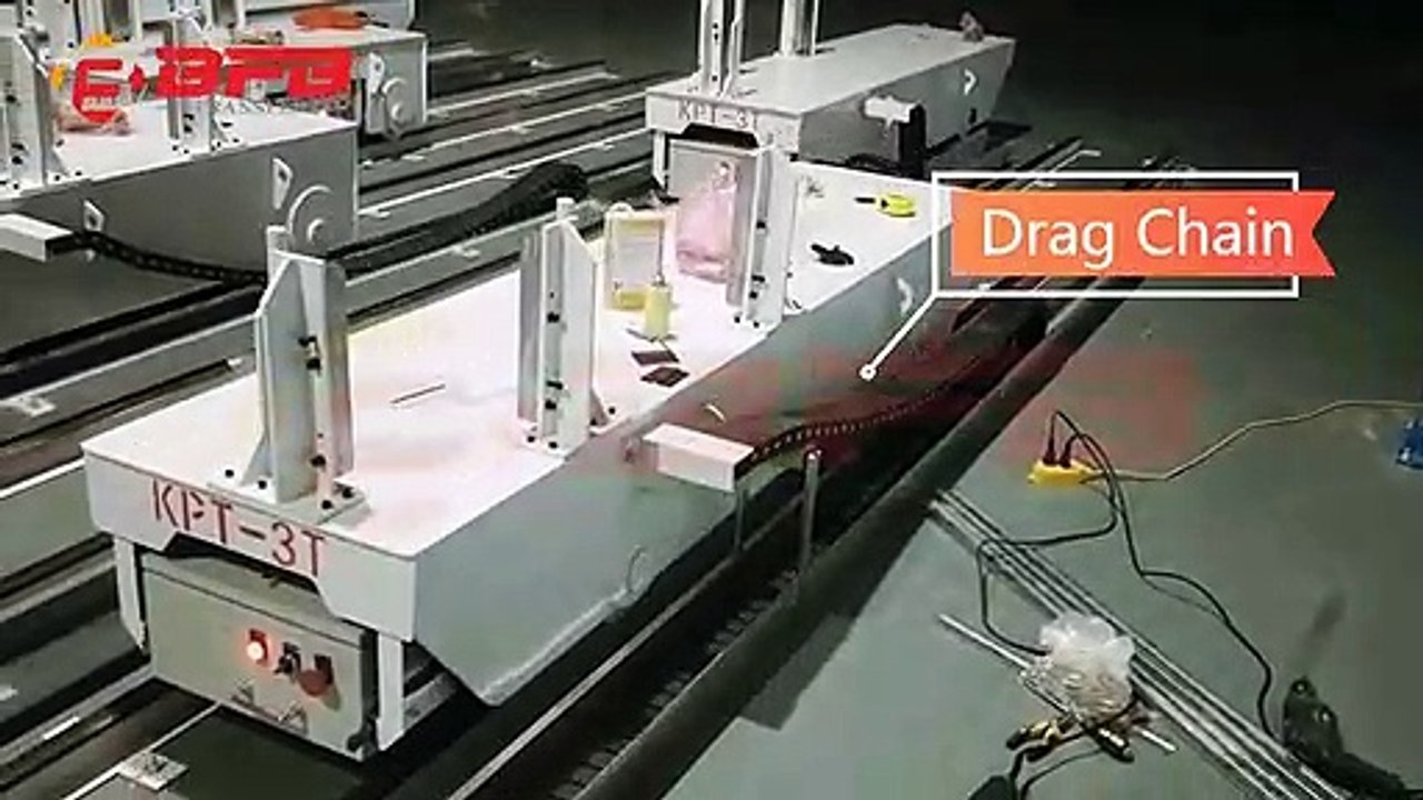 New Design Rabot Transfer Cart/Electric Material Handling Trolley on Rail