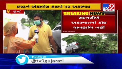 Mumbai- Driver loses control over car on Eastern Express Highway, no casualties reported