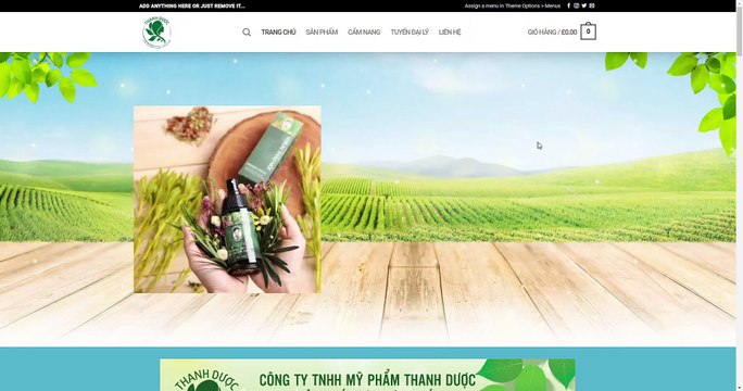 Mỹ Phẩm Thanh Dược điều trị các loại mụn, giảm thâm, nám tàn nhang, thu nhỏ lỗ chân lông, kiểm soát nhờn và trị được sẹo rỗ da mặt.