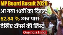 MP Board Result 2020 :जारी हुआ 10वीं रिजल्ट,15 छात्रों ने किया टॉप,देखिए Toppers List|वनइंडिया हिंदी