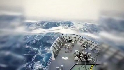 Ship stucked in Antarctica ocean due to bad weather