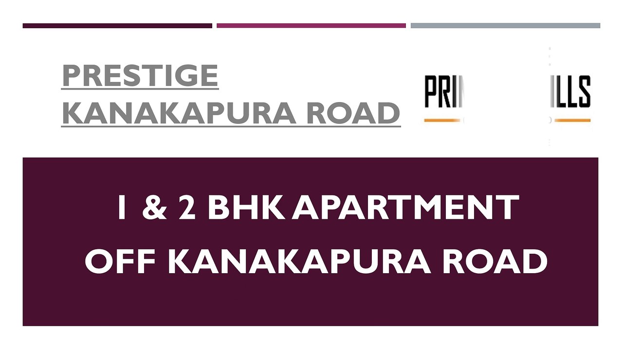 Prestige Off Kanakapura Primrose Hills Prelaunch Bangalore
