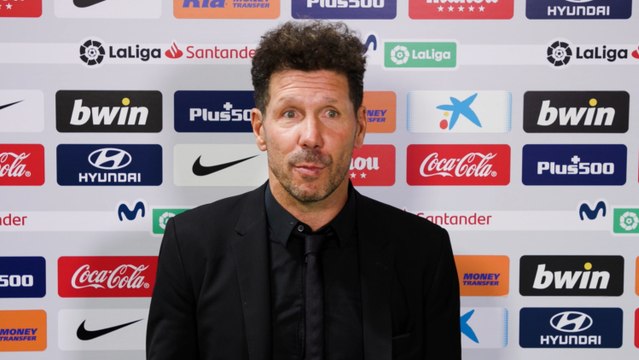 Simeone valora el juego del Atlético en la victoria frente al Mallorca