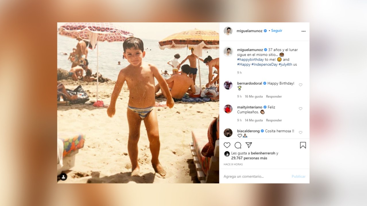 Miguel Ángel Muñoz cumple 37 años