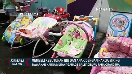 Tawaran Harga Murah, Garage Sale Peralatan Bayi Diserbu Para Orangtua!