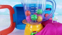 SQUISHY BALLS TOY CARS AND MICROWAVE KITCHEN PLAYSET _ LEARN COLORS VIDEO