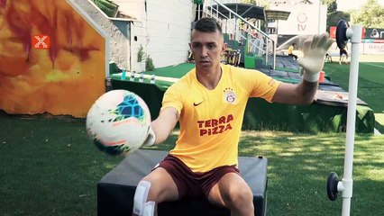 Fernando Muslera'nın Florya'daki özel idmanı