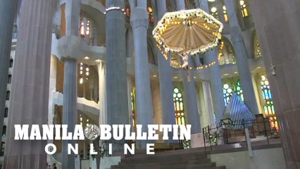 Barcelona church reopens doors firstly for healthcare workers