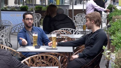 Smiles in Central London as punters hit pubs in Leicester Square