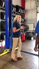 Dealership Helps to Delicately Remove Stuck Kitten