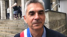 Jean-Dominique BOURDIN nouveau maire de Coutances ému
