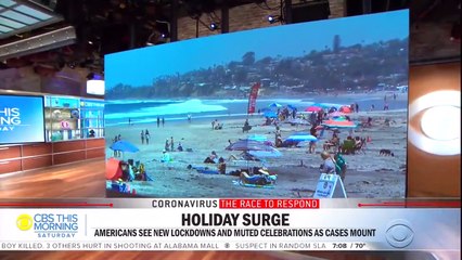 Coronavirus cases surge in 40 states as U.S. braces for holiday weekend