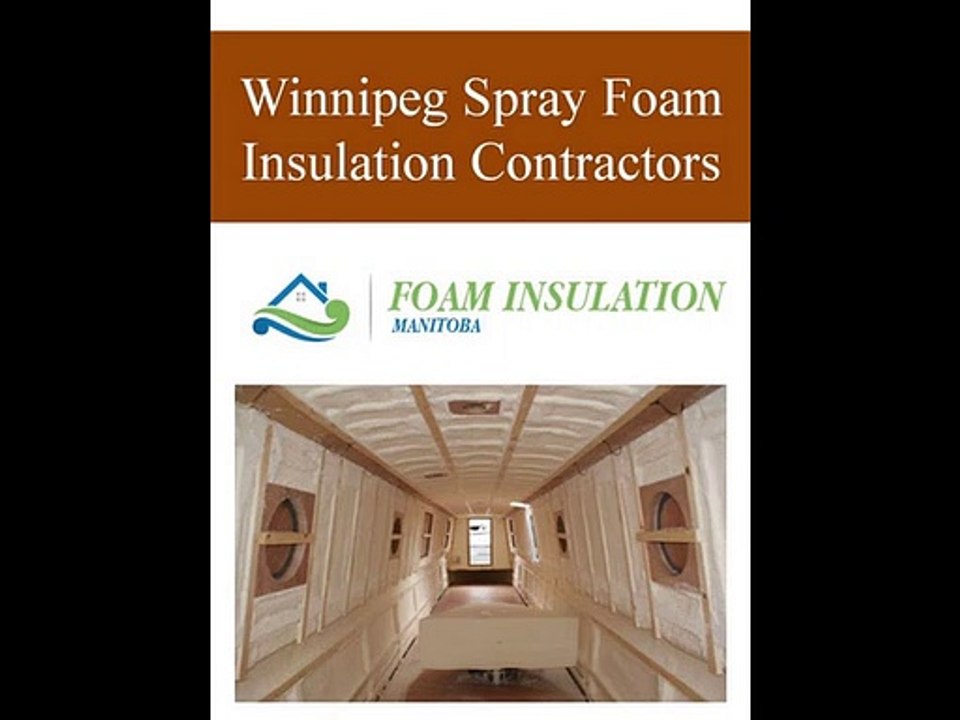 Winnipeg Spray Foam Insulation Contractors