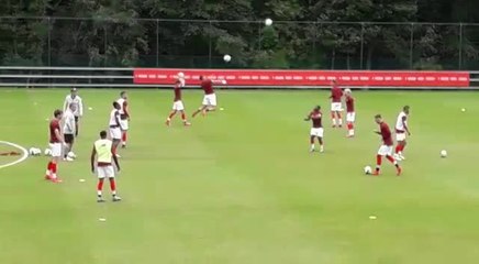 Standard - Courtrai: les Rouches à l'échauffement