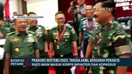 Ini Momen Prabowo Bertemu Enzo di Akademi Militer Magelang